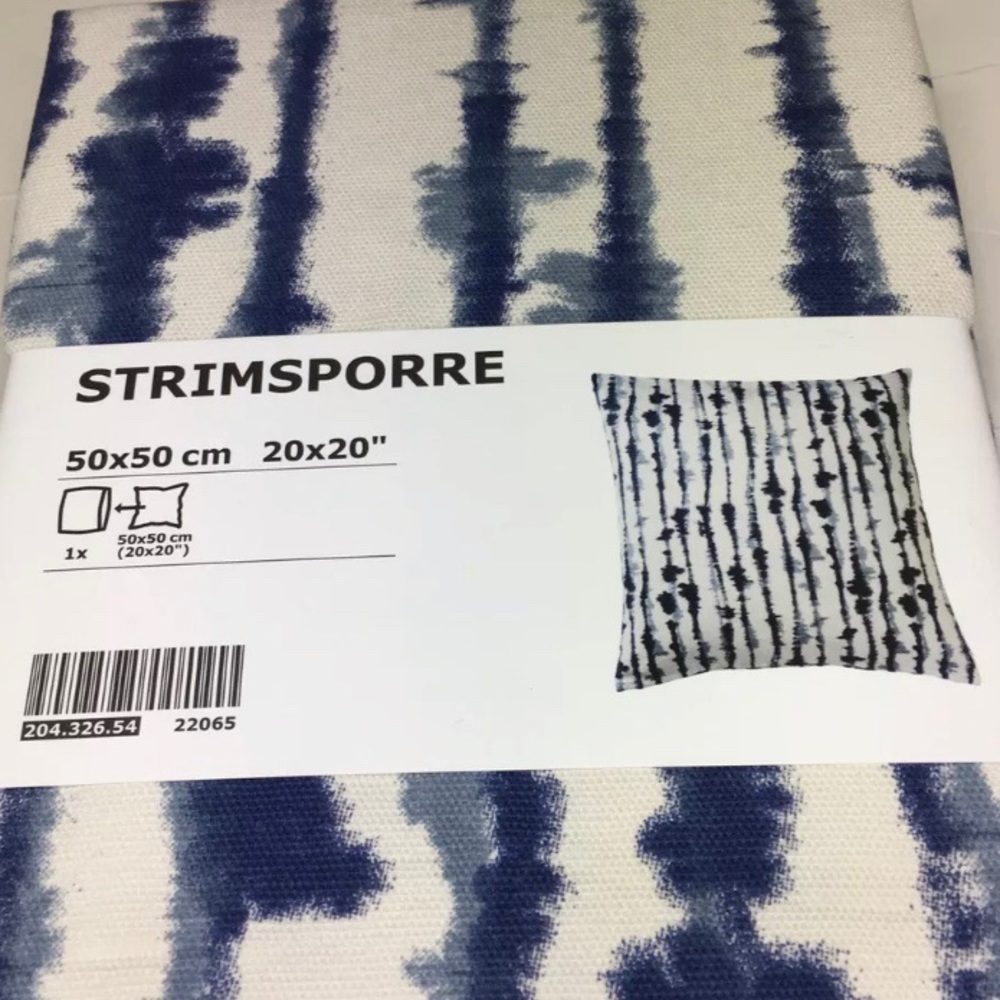 ❌SOLDIKEA 2 Strimsporre pillow covers - Picture 1 of 2